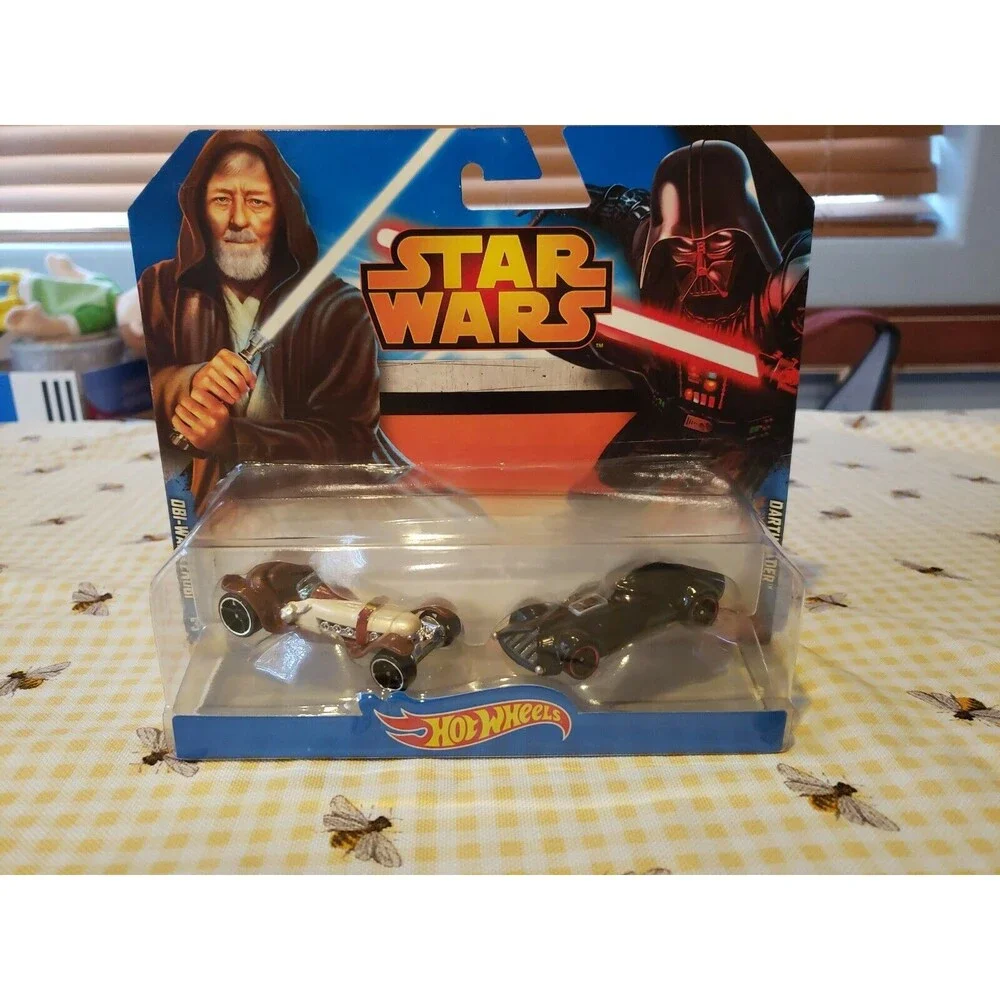 Star Wars Hot Wheels Obi-Wan Kenobi and Darth Vader 2 Pack New Sealed